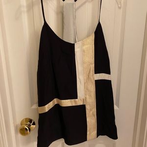 Alice & Trixie Black and Gold Tank Top